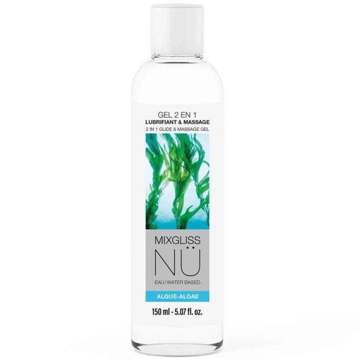 MIXGLISS - 2 IN 1 WATER-BASED LUBRICANT AND MASSAGE GEL NURU ALGAE 150 ML - D-246260 - Teknashop Ltd