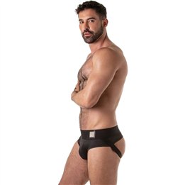 LOCKER GEAR - WIDE WAISTBAND JOCK BRIEF BLACK XL - D-246610 - Teknashop Ltd