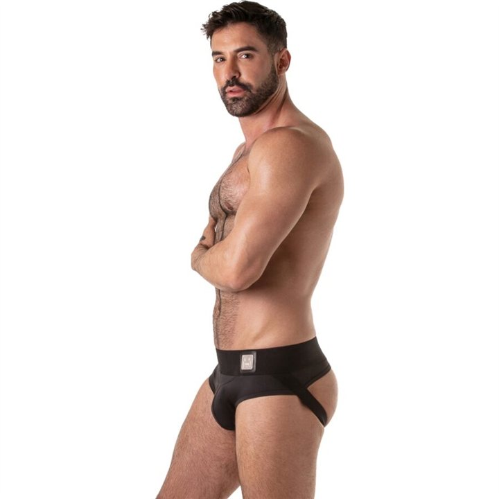 LOCKER GEAR - WIDE WAISTBAND JOCK BRIEF BLACK XL - D-246610 - Teknashop Ltd