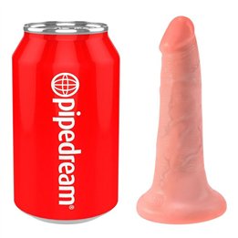 KING COCK - DILDO WITH BALLS 14 CM FLESH - PD5530-21
