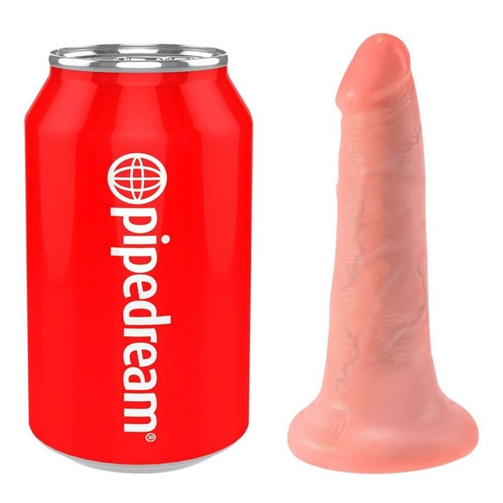 KING COCK - DILDO WITH BALLS 14 CM FLESH - PD5530-21 - Teknashop Ltd