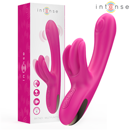 INTENSE - BRITNEY MULTIFUNCTION RABBIT VIBRATOR 23 CM PINK - D-243382