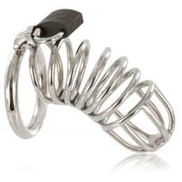 METAL HARD - CAGE RING CHASTITY DEVICE - D-205373