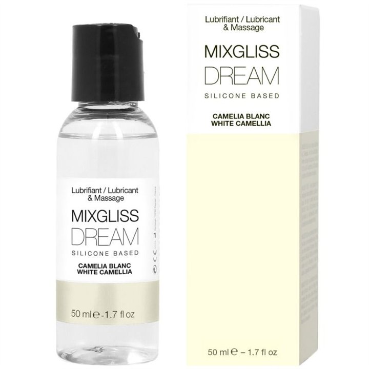 MIXGLISS - DREAM WHITE CAMELIA SILICONE LUBRICANT 50 ML - D-216609 - Teknashop Ltd
