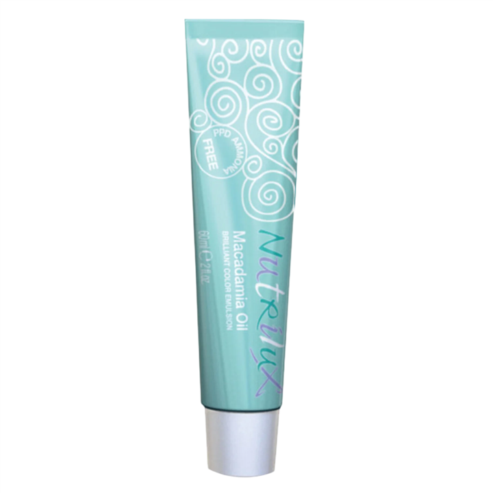 Intercosmo, Nutrilux, Macadamia Oil, Permanent Hair Dye, 8.81 Pine, 60 ml