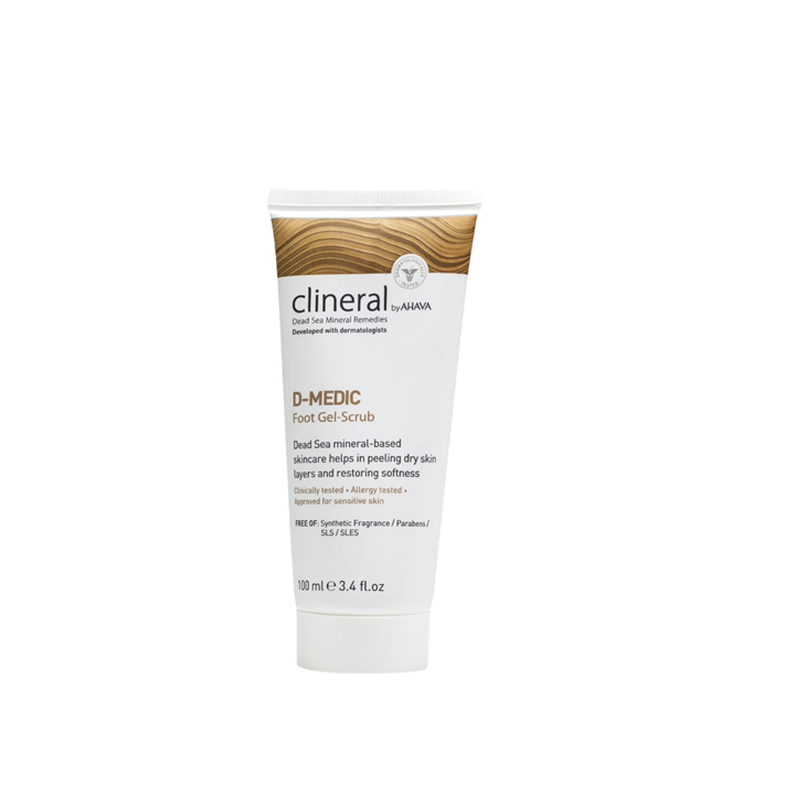 Ahava, Clineral D-Medic, Peeling, Foot Scrub, 100 ml