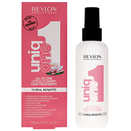 Revlon, Uniq One Lotus Flower, Hair Leave-In Cream Treatment, Repairing, 150 ml
