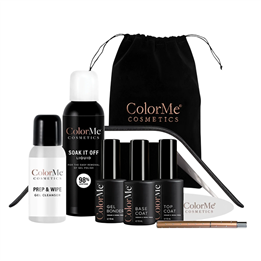 Set ColorMe Cosmetics: ColorMe, Gel, Semi-Permanent Nail Polish, 10 ml + ColorMe, Base Coat, Semi-Permanent Nail Polish, 10 ml +