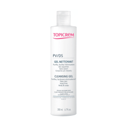 Topicrem, PV/DS, Cleansing, Soothing & Protecting, Shower Gel, For Body, For Hair, For Face, For Scalp, For Sensitive Skin, 200 