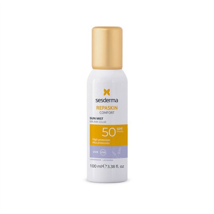 Sesderma, Repaskin Confort, Protecting & Repairing, Before Sun Exposure, Spray, For Face, SPF 50, 100 ml