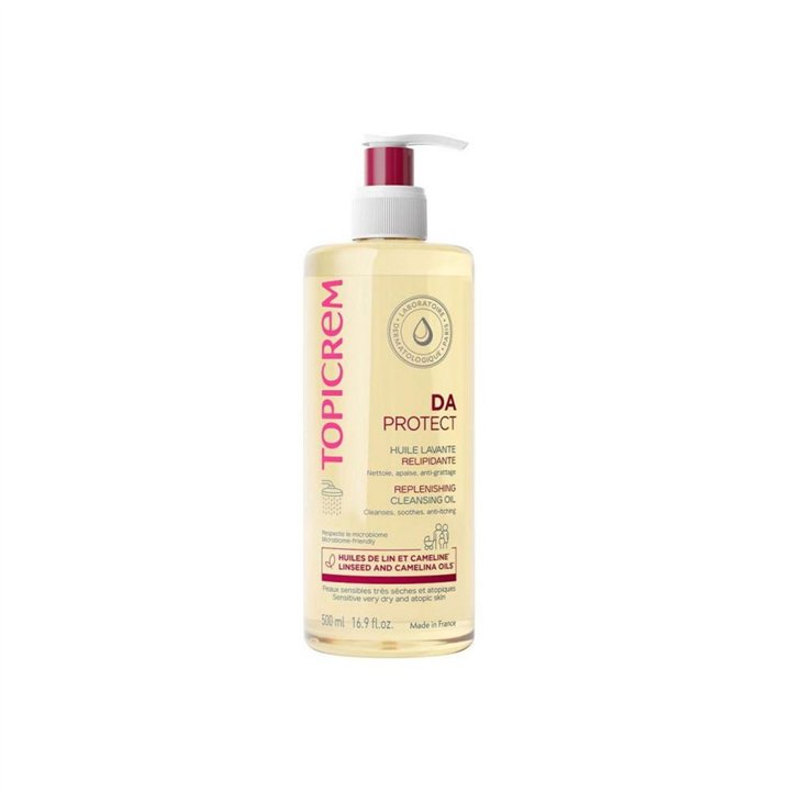 Topicrem, Da Protect, Cleansing & Nourishing, Shower Oil, For Dry Skin, 500 ml