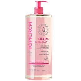 Topicrem, Ultra Hydratant, Hydrating & Cleansing, Shower Gel, For Sensitive Skin, 1000 ml