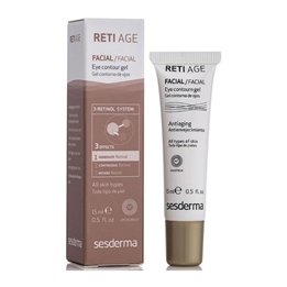 Sesderma, Reti Age, Anti-Ageing, Anti-Wrinkle, Brightening, Day & Night, Eye Gel, 15 ml