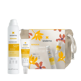 Set Sesderma: Repaskin Transparent, Hydrating & Protecting, Sunscreen Spray, SPF 50, 200 ml + Repaskin, Protecting & Repairing, 