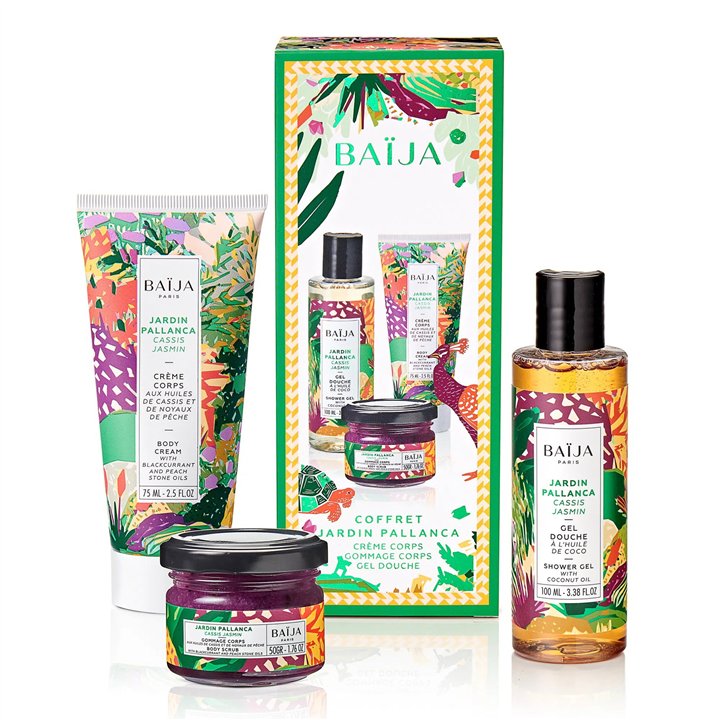 Set Baija: Jardin Pallanca, Hydrating, Body Cream, Daily, 75 ml + Jardin Pallanca, Cleansing & Hydrating, Shower Gel, For All Sk