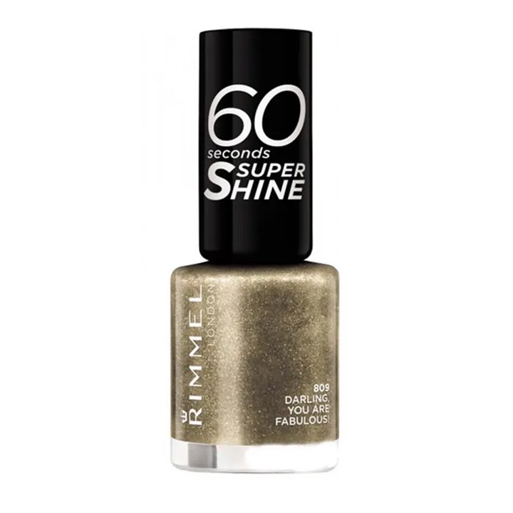 Rimmel London 60 Seconds Super Shine Nail Lacquer 809 Darling You Are Fabulous - unisex