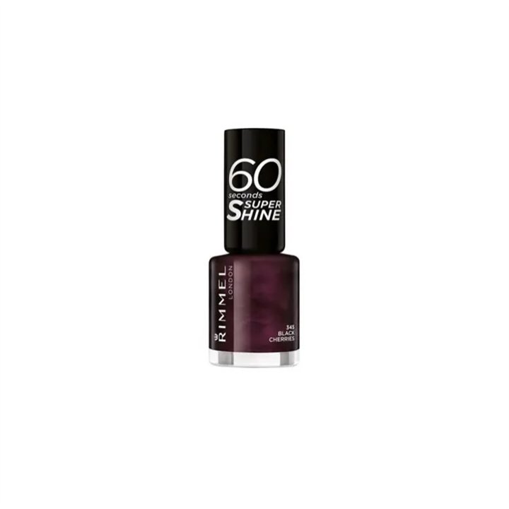 Rimmel 60 Seconds Super Shine 345 Black Cherries - unisex