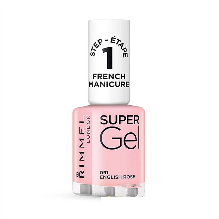 Rimmel London Super Gel French Manicure 091 English Rose - unisex - Teknashop Ltd