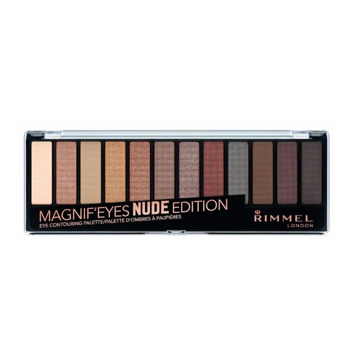 Rimmel Magnif'eyes Eye Contouring Palette Nude Edition 001 - unisex - Teknashop Ltd