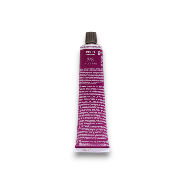 Londa Professional, Londacolor, Permanent Hair Dye, 2/8 Dark Blue, 60 ml