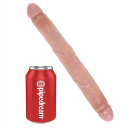 KING COCK - SLIM DOUBLE DILDO 30 CM - PD5516-21 - Teknashop Ltd