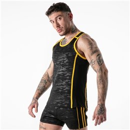 LOCKER GEAR - FULL MILITARY ACCESS TANKTOP YELLOW L - D-246688 - Teknashop Ltd