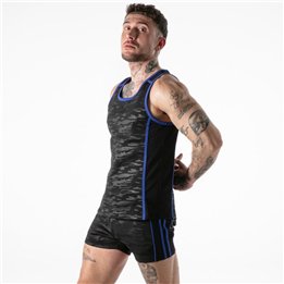 LOCKER GEAR - FULL MILITARY ACCESS TANKTOP BLUE XL - D-246693 - Teknashop Ltd