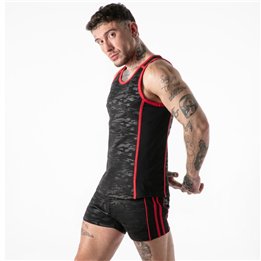 LOCKER GEAR - FULL MILITARY ACCESS TANKTOP RED L - D-246696 - Teknashop Ltd