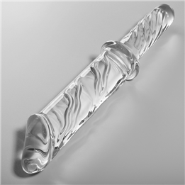 NEBULA SERIES BY IBIZA - MODEL 24 DILDO BOROSILICATE GLASS CLEAR 28.5 CM -O- 5 CM - D-235969
