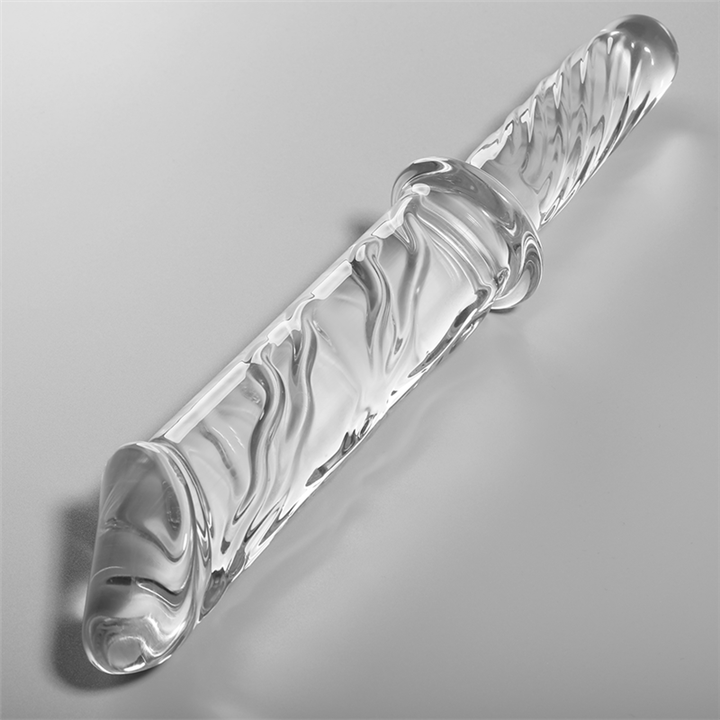 NEBULA SERIES BY IBIZA - MODEL 24 DILDO BOROSILICATE GLASS CLEAR 28.5 CM -O- 5 CM - D-235969