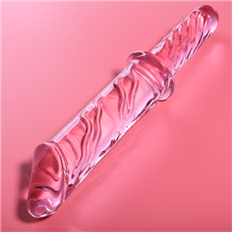 NEBULA SERIES BY IBIZA - MODEL 24 DILDO BOROSILICATE GLASS PINK 28.5 CM -O- 5 CM - D-235970