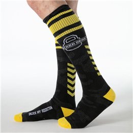 LOCKER GEAR - FULL MILITARY KNEE HIGH SOCKS YELLOW ONE SIZE - D-246702