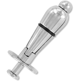 METAL HARD - METAL ANAL PLUG WITH LOCK - D-219432 - Teknashop Ltd