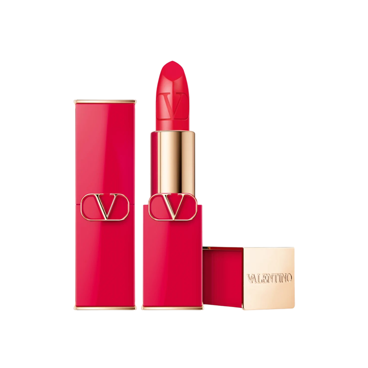 Valentino, Rosso, Satin Finish, Cream Lipstick, 404R, Refillable, 3.5 g