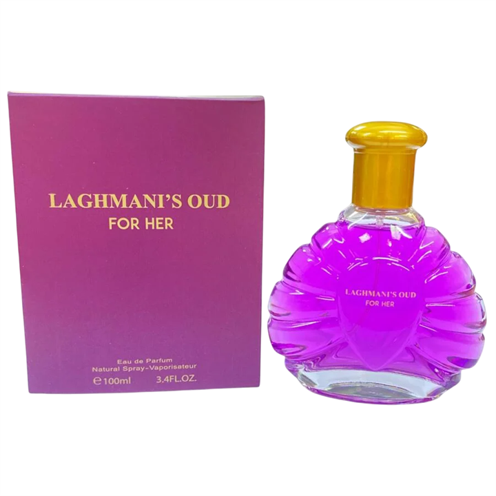 Fine Perfumery, Laghmani's Oud Purple, Eau De Parfum, For Women, 100 ml - Teknashop Ltd