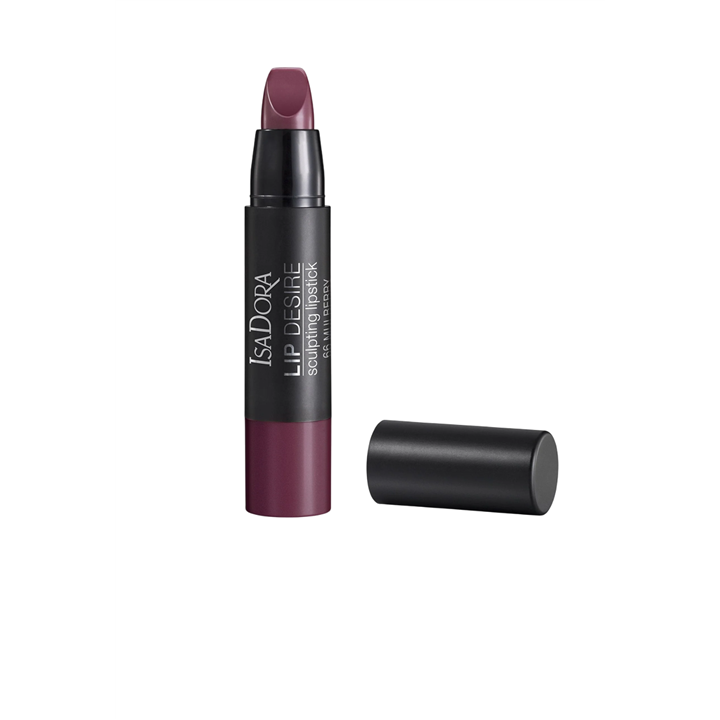 IsaDora, Lip Desire, Sculpting, Cream Lipstick, 66, Mulberry, 3.3 g