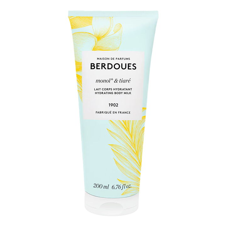 Parfums Berdoues, Monoi & Tiare, Hydrating, Body Milk, 200 ml *Tester