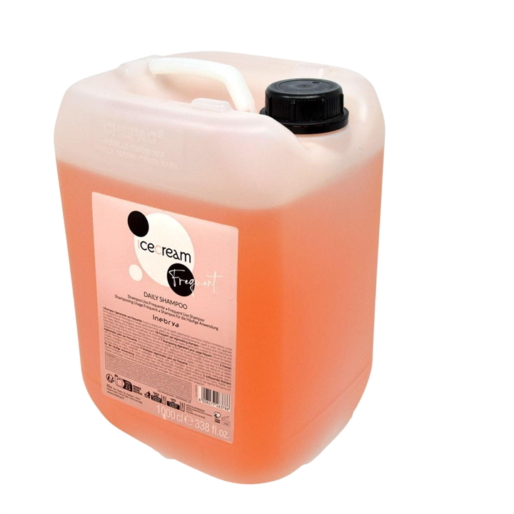 Inebrya, Ice Cream Frequent, Hair Shampoo, Regenerating, Refill, 10000 ml - Teknashop Ltd