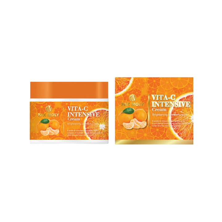 PaxMoly, Vitamina C Intensive, Hydrating & Brightening & Anti-Aging, Cream, For Face, 100 ml