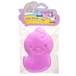 Esponjabon, Bubble Gum, Cleansing, Gourmand, Soap & Sponge 2-In-1, Body