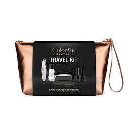 Set ColorMe Cosmetics: ColorMe, Zippered, GWP Textile Pouch + ColorMe, Gel, Semi-Permanent Nail Polish, 10 ml + ColorMe, Base Co