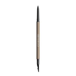 ArtDeco, Ultra Fine, Defining, Eyebrow Cream Pencil & Brush 2-In-1, 21, Ash Brown, 0.09 g