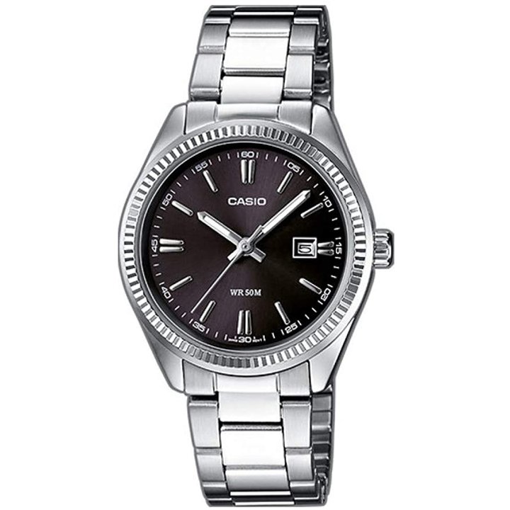 CASIO COLLECTION Mod. DATE - BLACK - WW.MTP-1302D-1A1VDF - Teknashop Ltd
