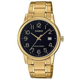 CASIO COLLECTION Mod. DATE GOLD - BLACK - WW.MTP-V002G-1BUDF