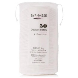 Byphasse Discos Algodón Ovales Desmaquillantes 50 U - unisex