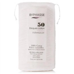 Byphasse Discos Algodón Ovales Desmaquillantes 50 U - unisex
