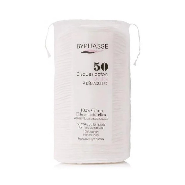 Byphasse Discos Algodón Ovales Desmaquillantes 50 U - unisex - Teknashop Ltd