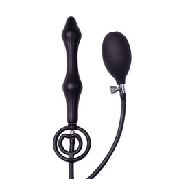 Inflatable Anal Plug with Double Balloon and Pump - R9162