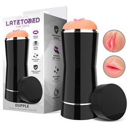 Dupple Double Hole Masturbator Vagina and Mouth - LT-697 - Teknashop Ltd