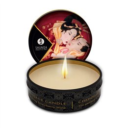 Shunga Mini Candle Massage Strawberry Wine - S9046084 - Teknashop Ltd